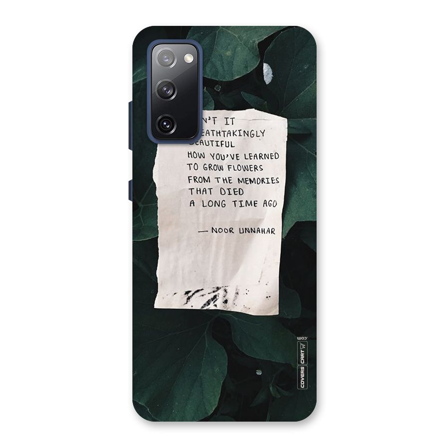 Memories Back Case for Galaxy S20 FE