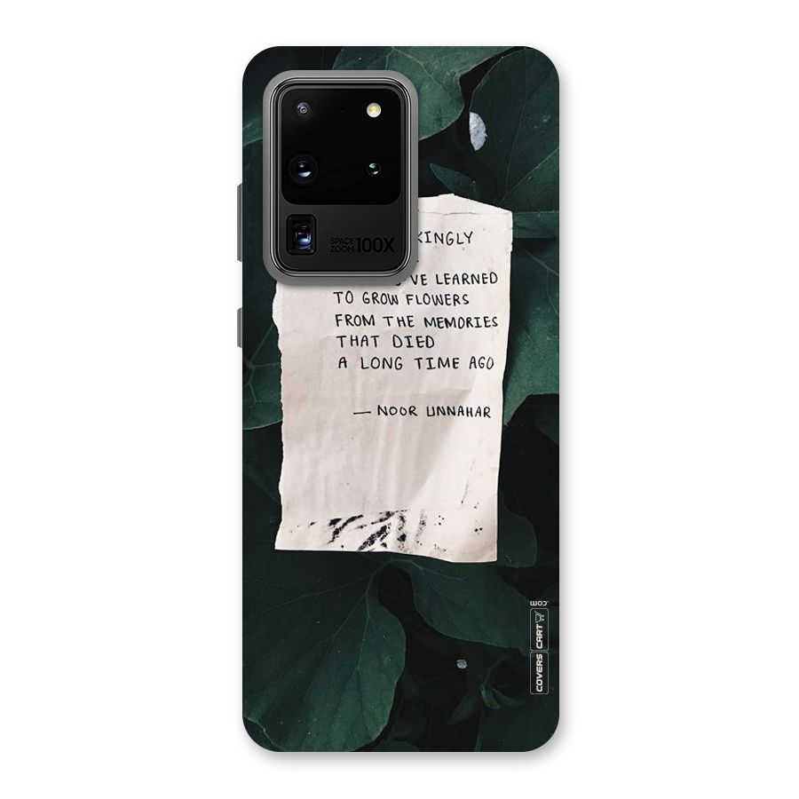 Memories Back Case for Galaxy S20 Ultra