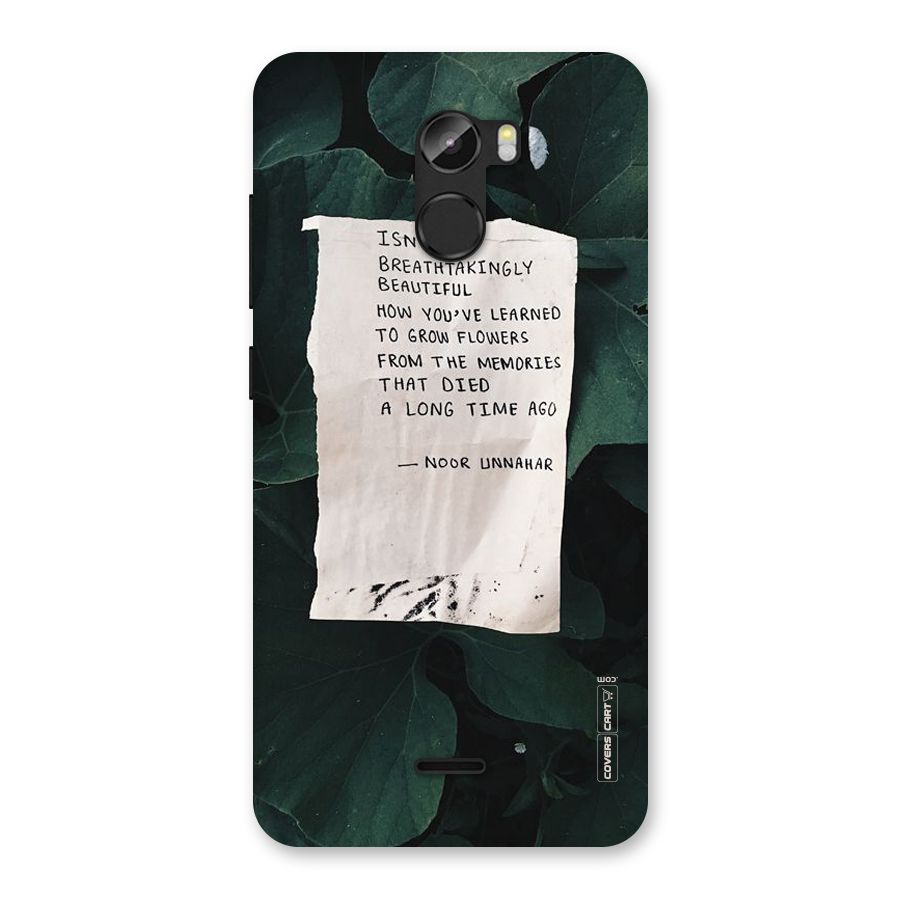 Memories Back Case for Gionee X1