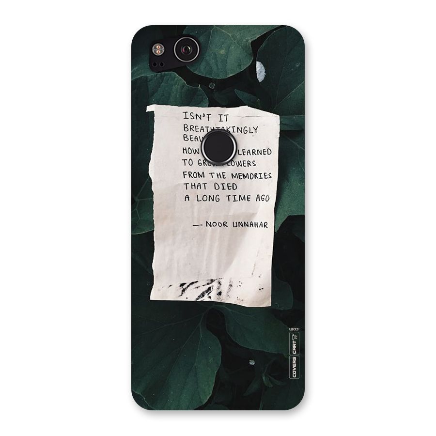 Memories Back Case for Google Pixel 2