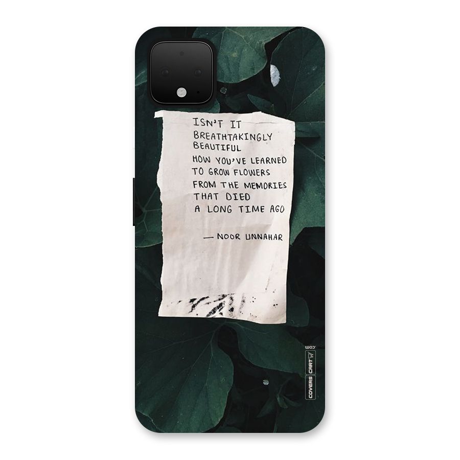 Memories Back Case for Google Pixel 4 XL