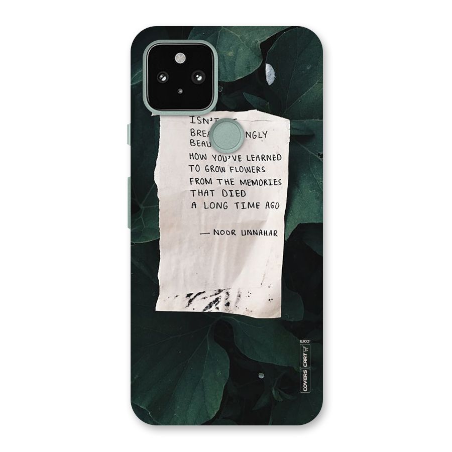 Memories Back Case for Google Pixel 5