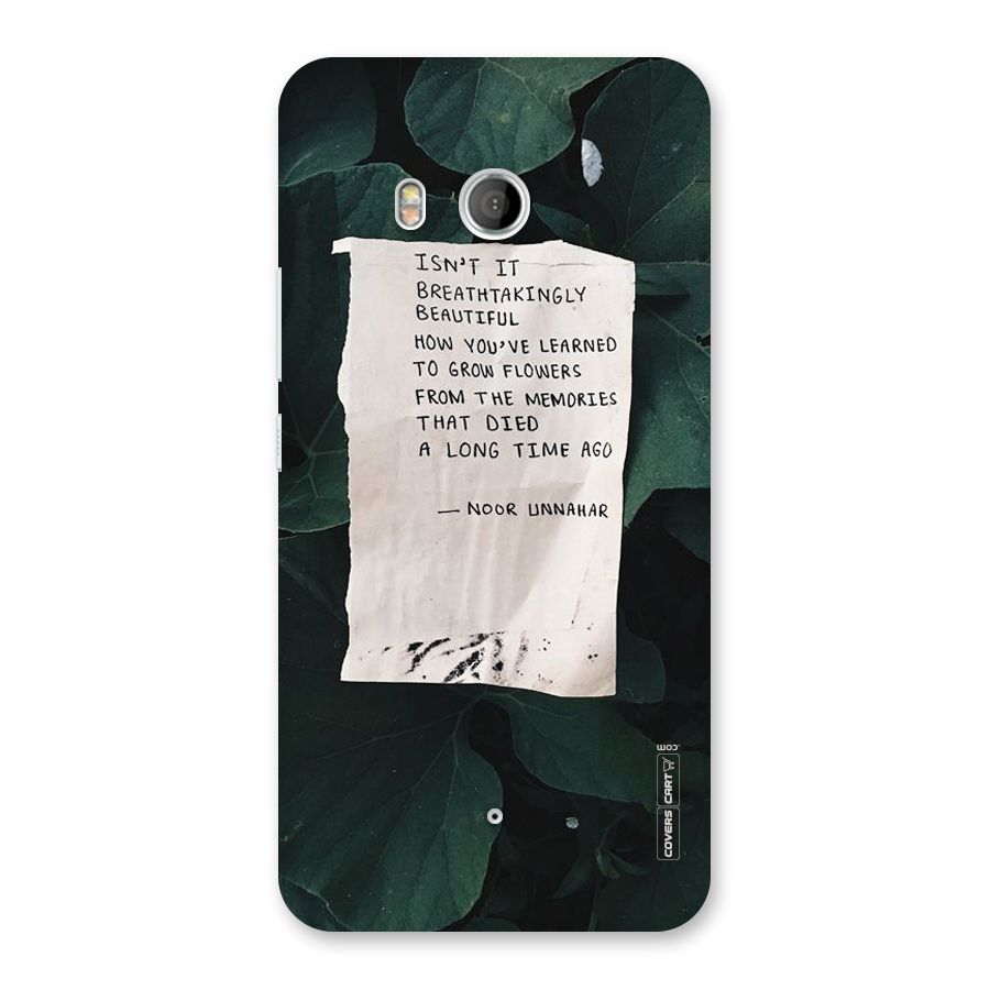 Memories Back Case for HTC U11