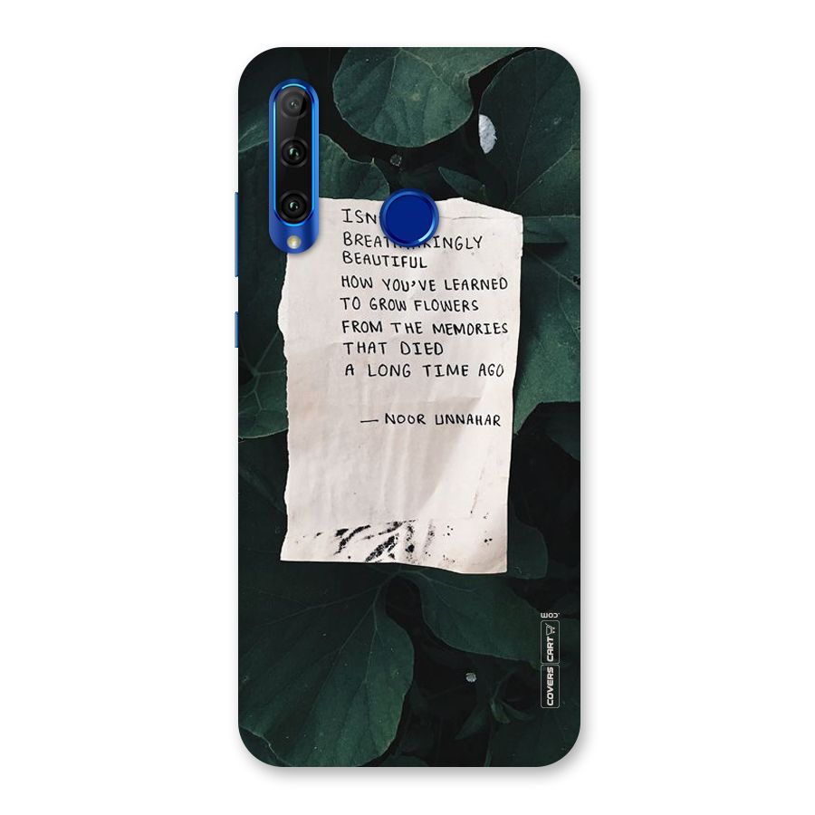 Memories Back Case for Honor 20i