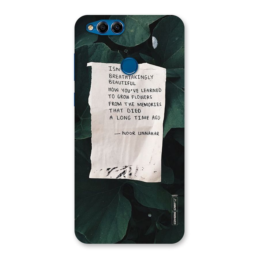 Memories Back Case for Honor 7X