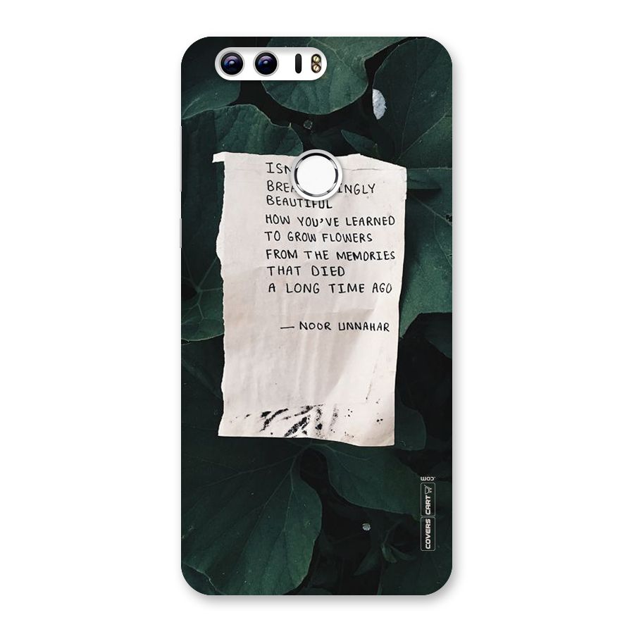 Memories Back Case for Honor 8