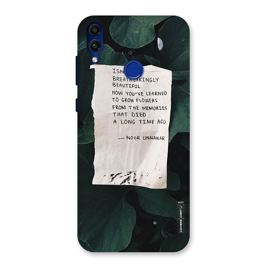 Memories Back Case for Honor 8C