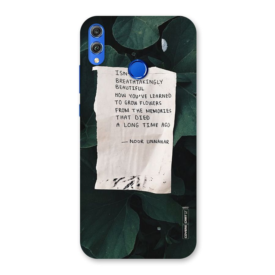 Memories Back Case for Honor 8X