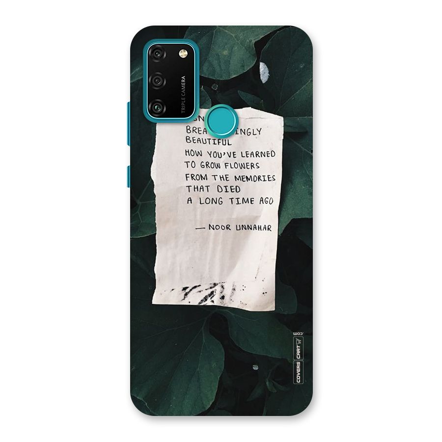 Memories Back Case for Honor 9A
