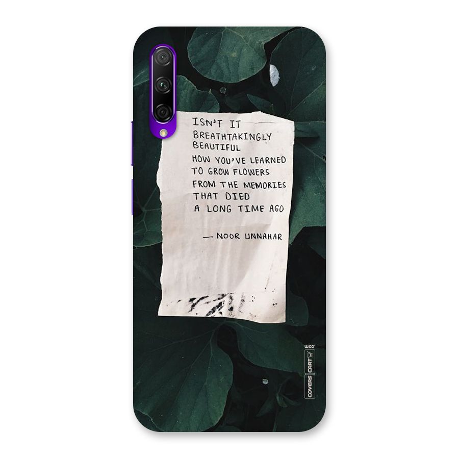 Memories Back Case for Honor 9X Pro