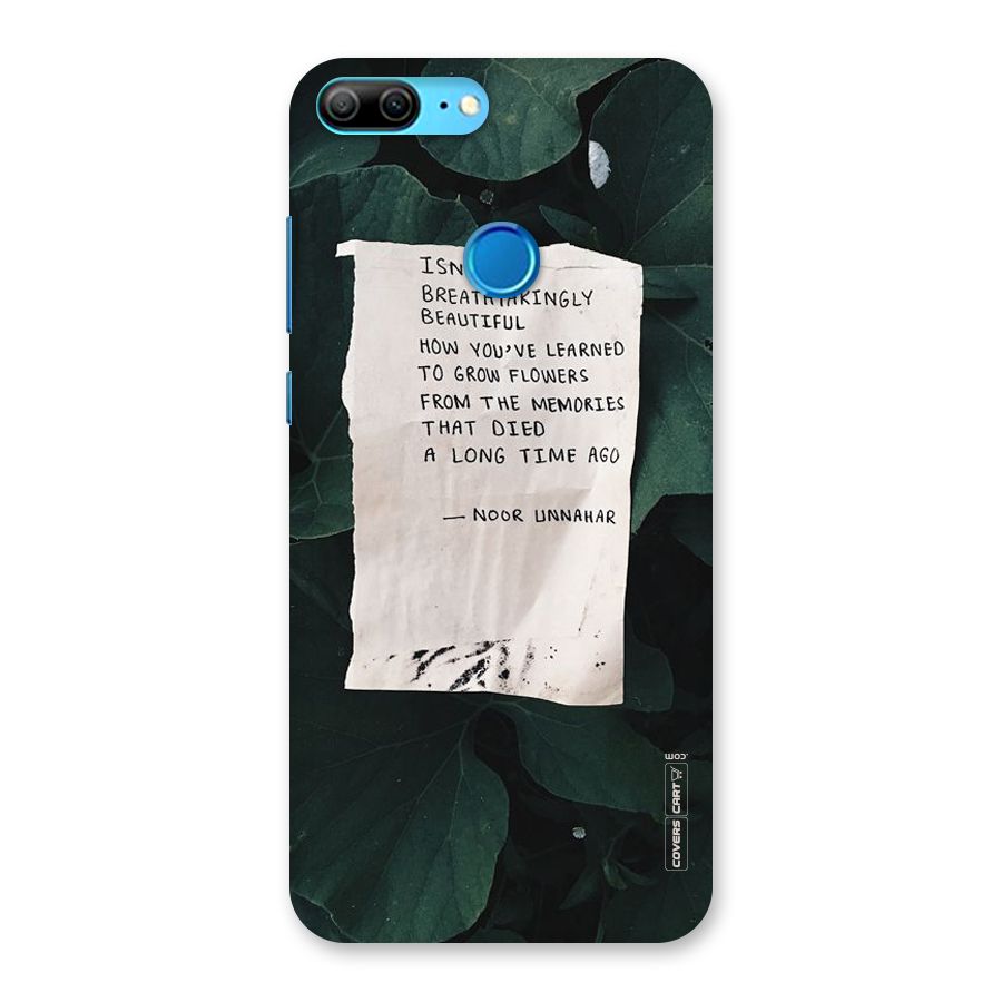 Memories Back Case for Honor 9 Lite