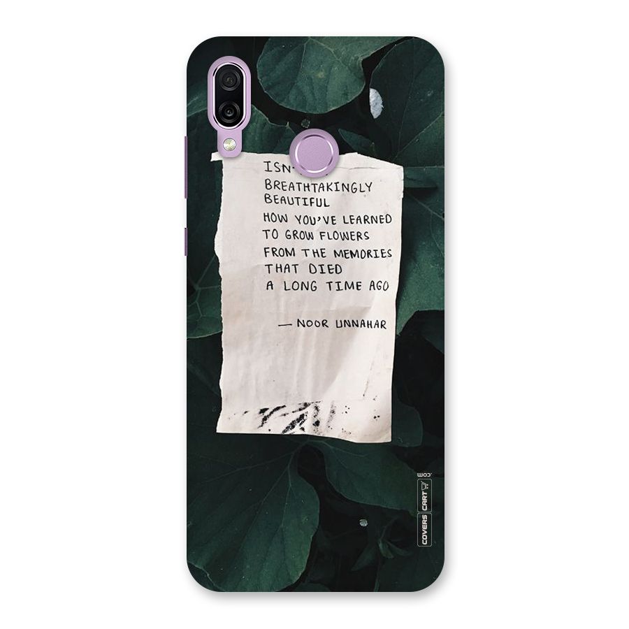 Memories Back Case for Honor Play