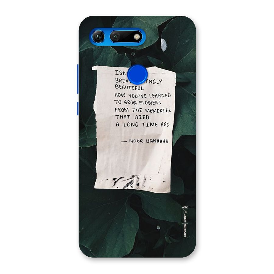 Memories Back Case for Honor View 20