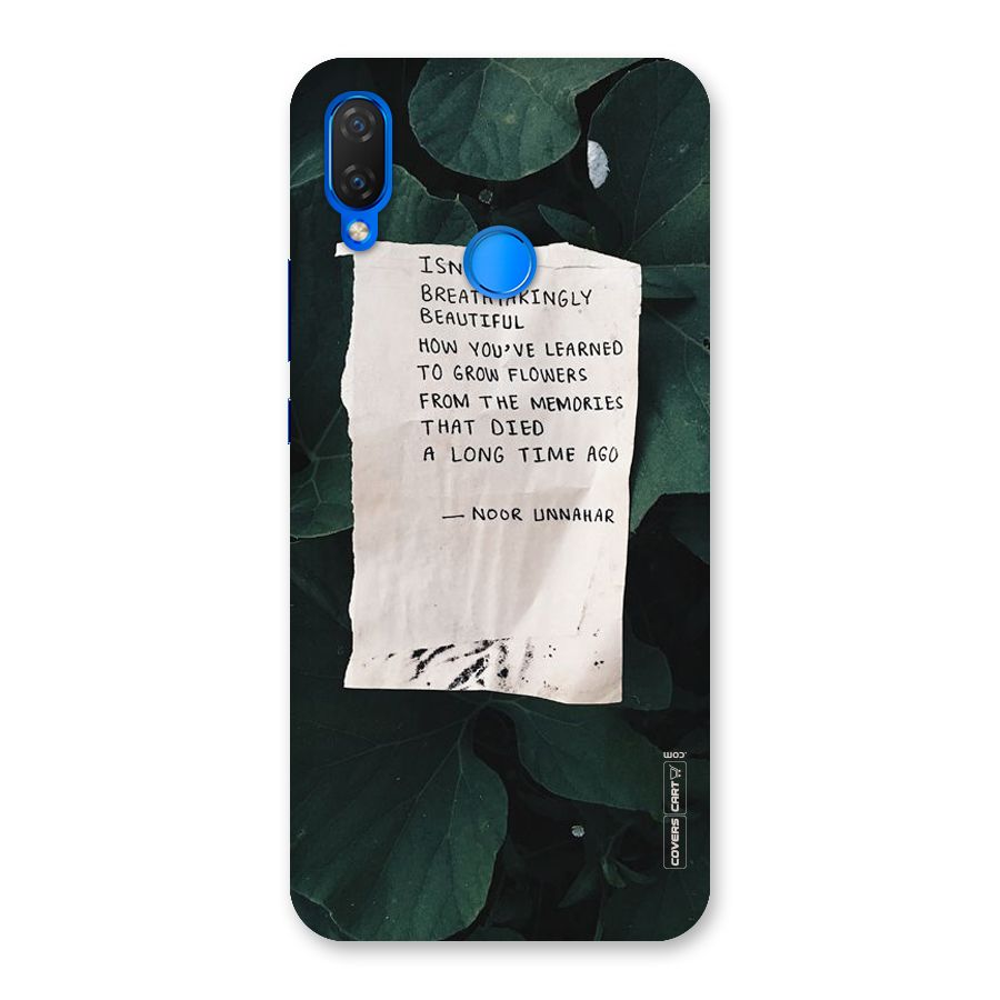 Memories Back Case for Huawei P Smart+