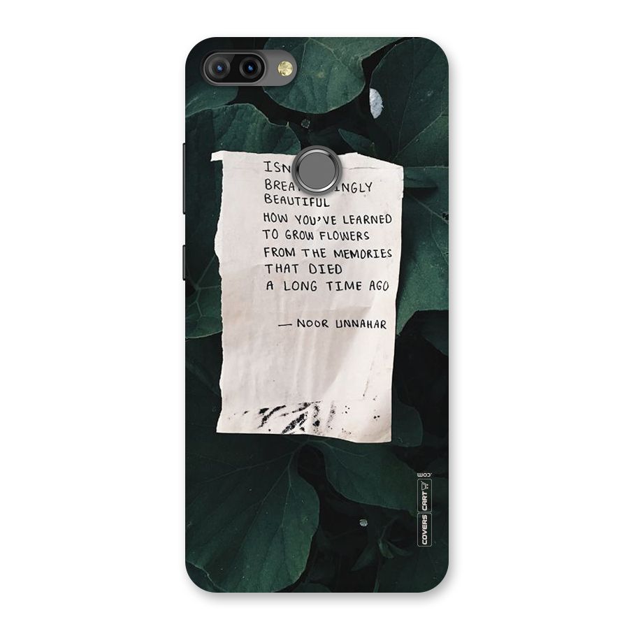 Memories Back Case for Infinix Hot 6 Pro