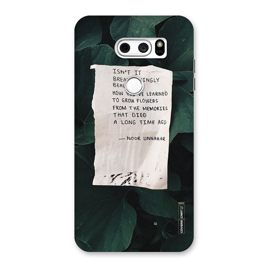 Memories Back Case for LG V30