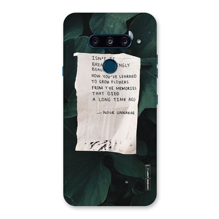 Memories Back Case for LG  V40 ThinQ