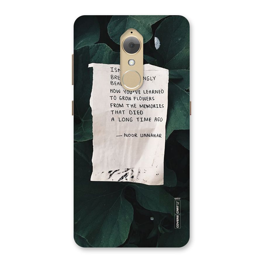 Memories Back Case for Lenovo K8