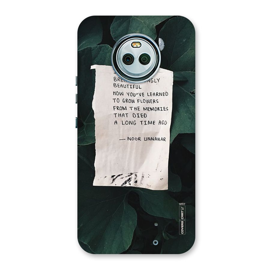 Memories Back Case for Moto X4