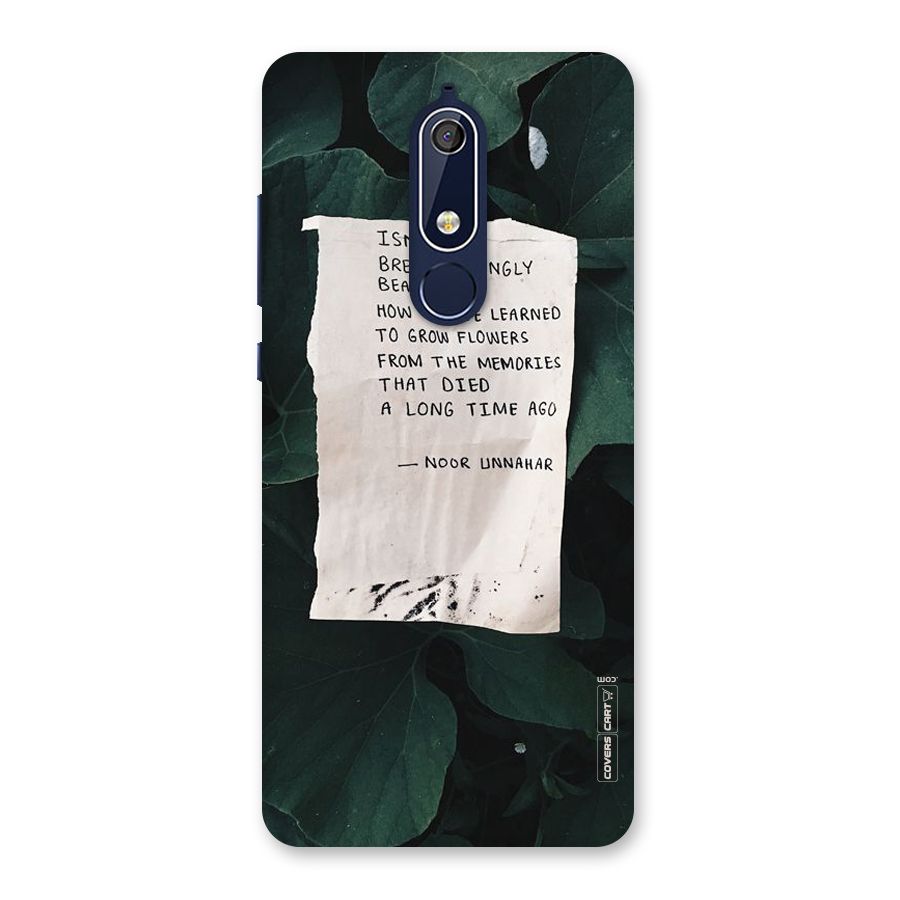 Memories Back Case for Nokia 5.1