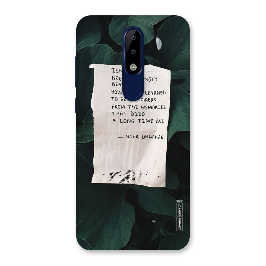 Memories Back Case for Nokia 5.1 Plus