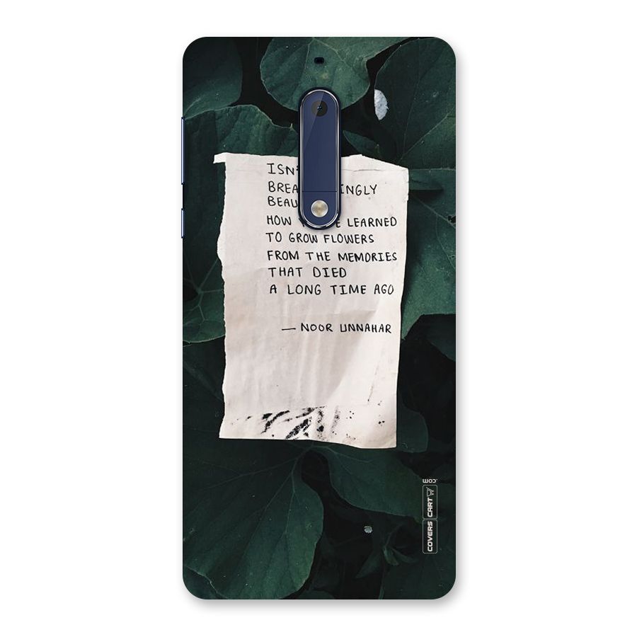 Memories Back Case for Nokia 5