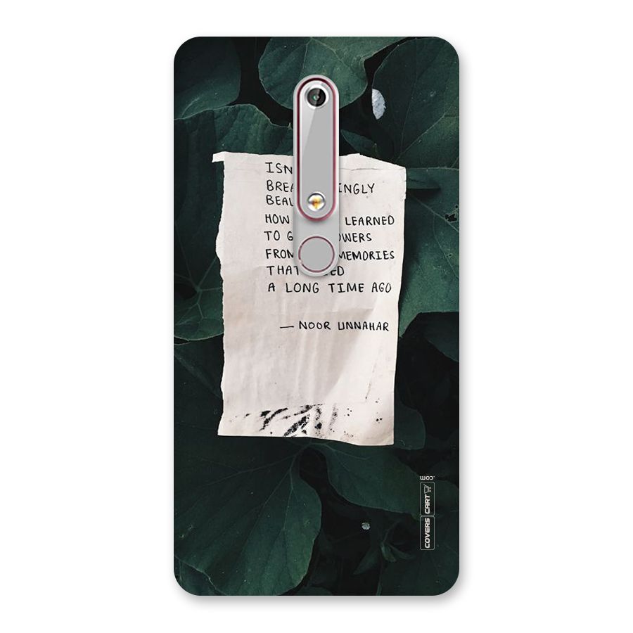 Memories Back Case for Nokia 6.1