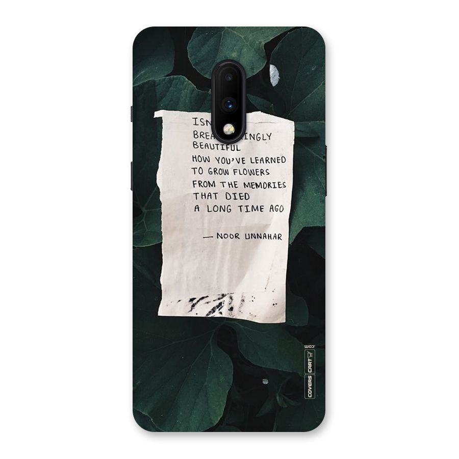 Memories Back Case for OnePlus 7
