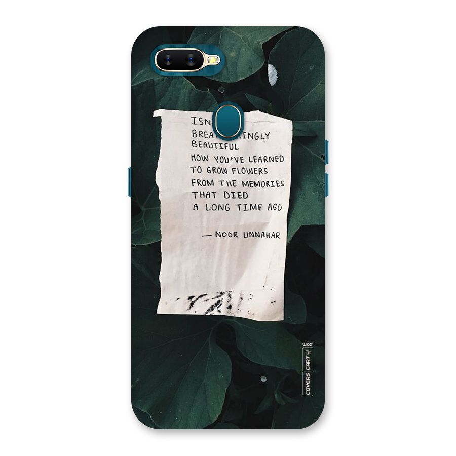 Memories Back Case for Oppo A11k