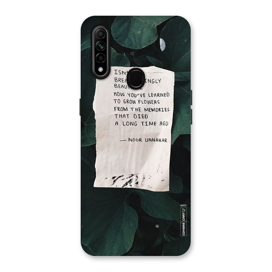Memories Back Case for Oppo A31