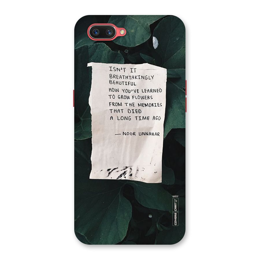 Memories Back Case for Oppo A3s