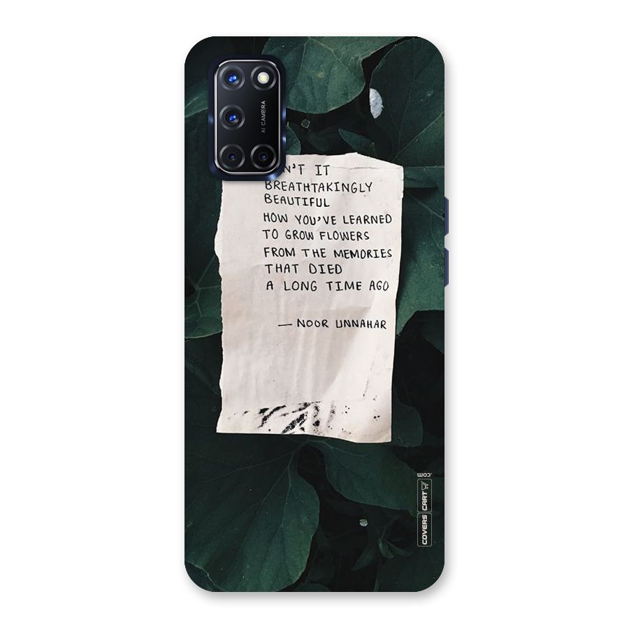 Memories Back Case for Oppo A52