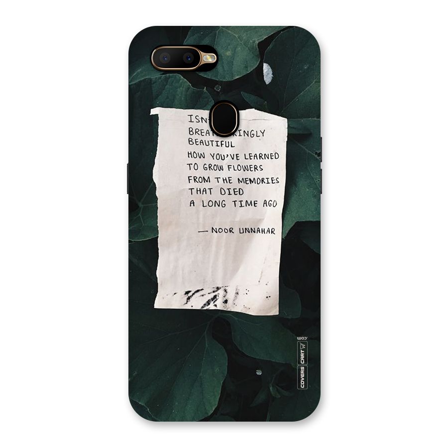 Memories Back Case for Oppo A5s