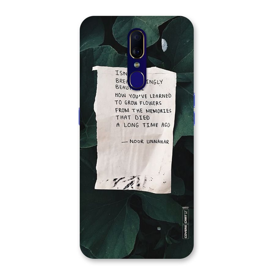 Memories Back Case for Oppo A9