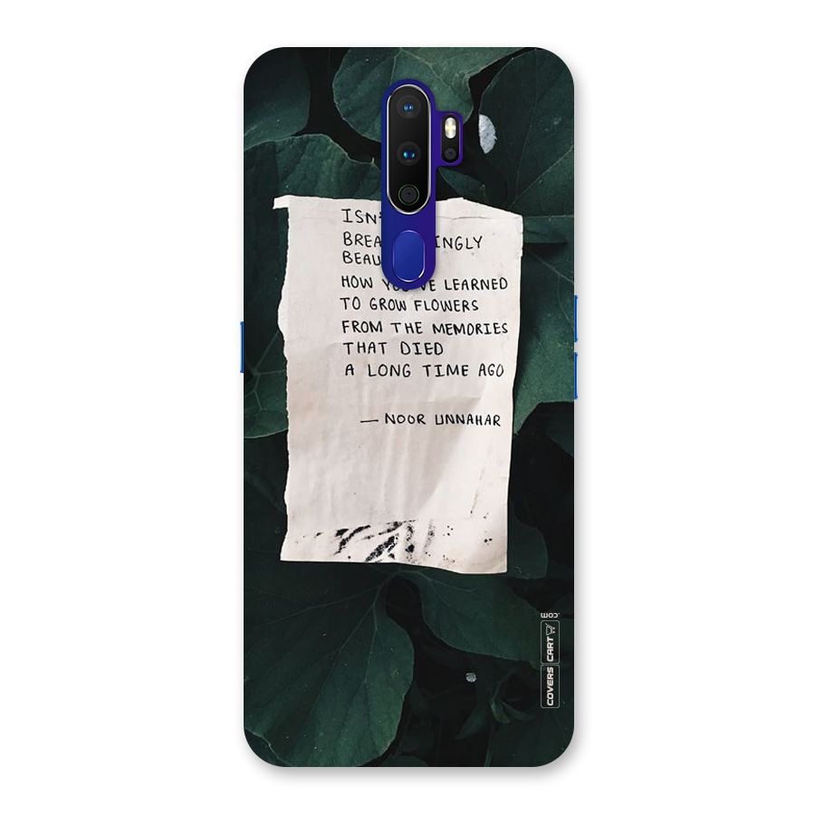 Memories Back Case for Oppo A9 (2020)