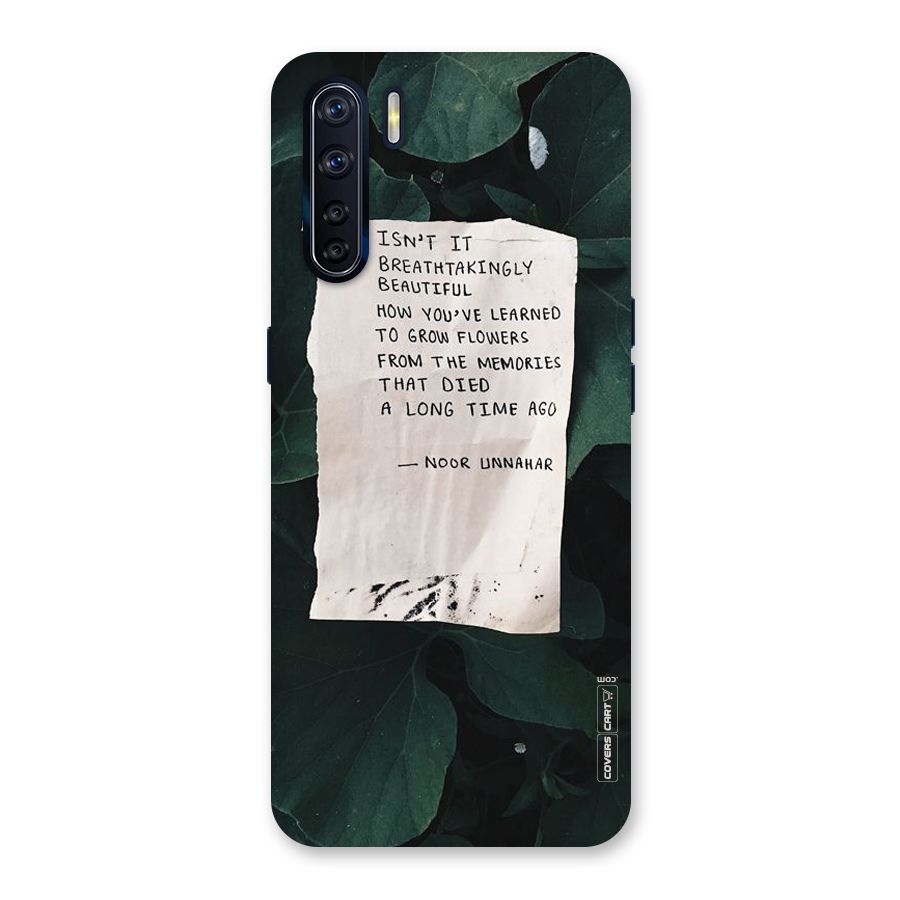 Memories Back Case for Oppo F15