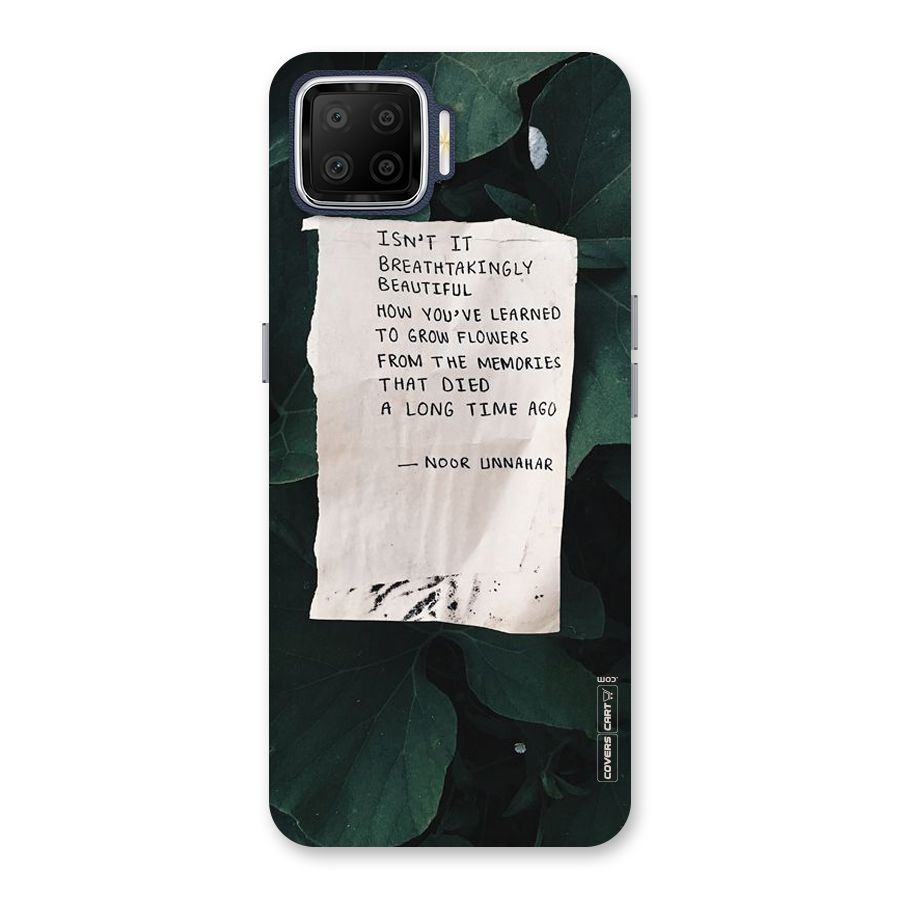 Memories Back Case for Oppo F17