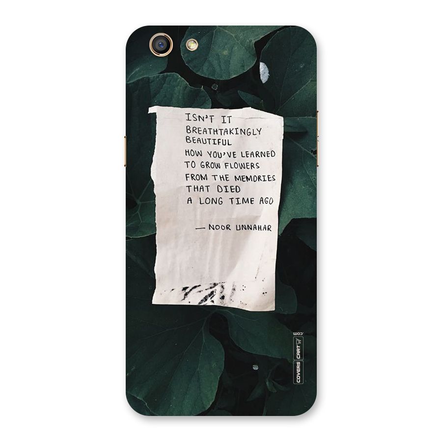 Memories Back Case for Oppo F3