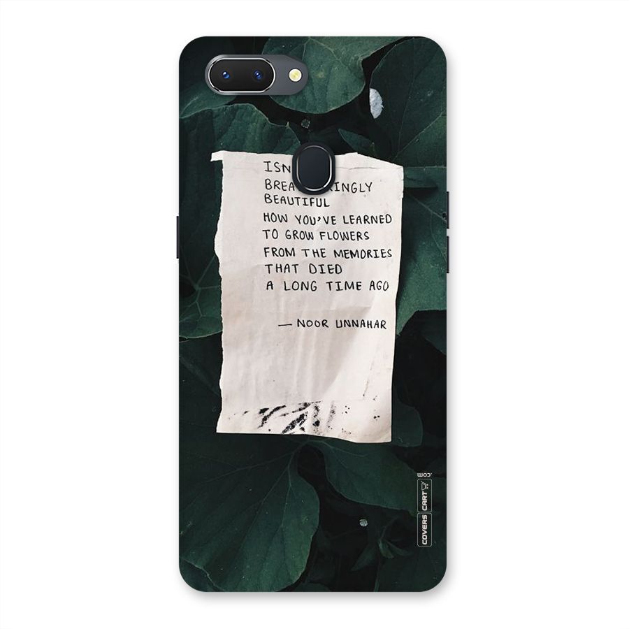 Memories Back Case for Oppo Realme 2