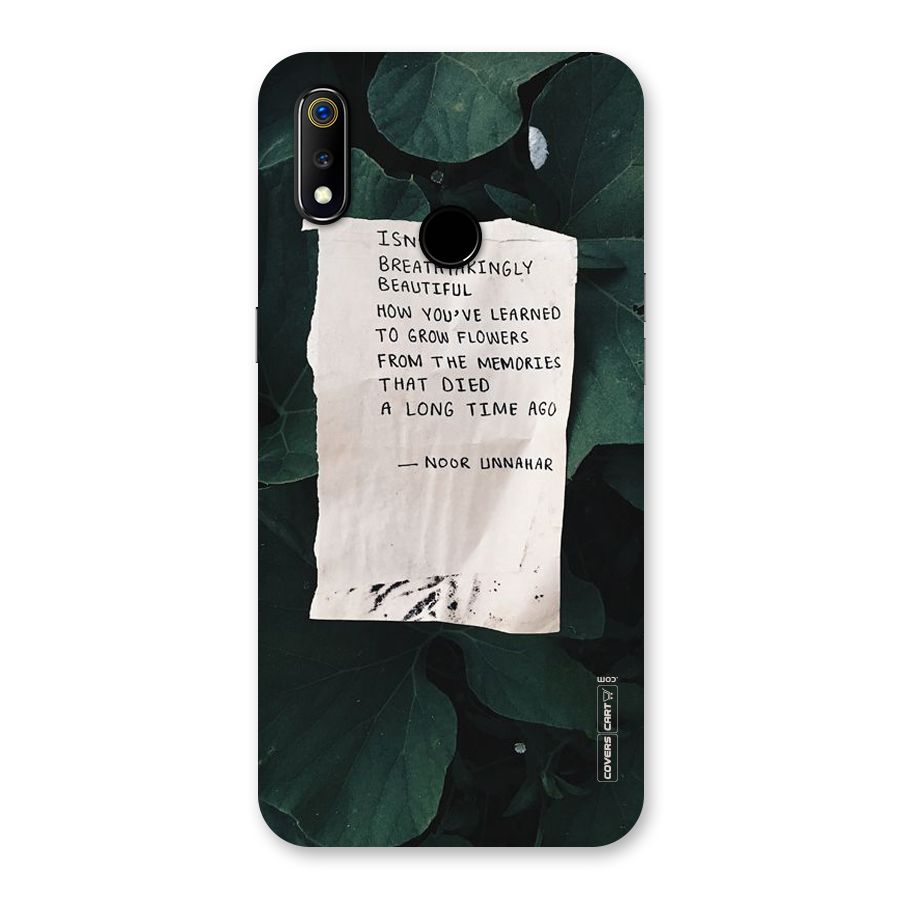 Memories Back Case for Realme 3