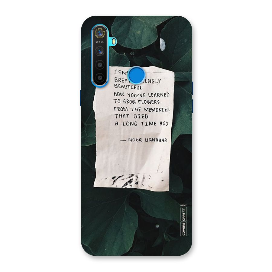 Memories Back Case for Realme 5