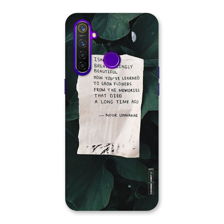 Memories Back Case for Realme 5 Pro