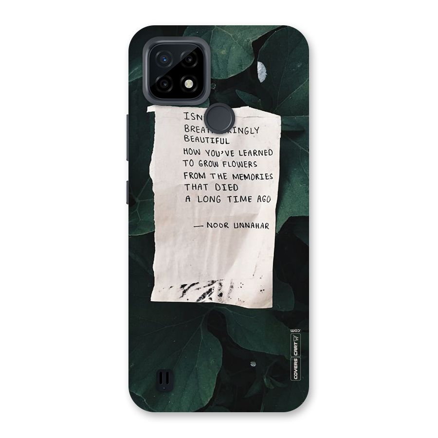Memories Back Case for Realme C21