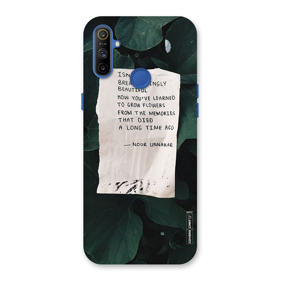 Memories Back Case for Realme Narzo 10A