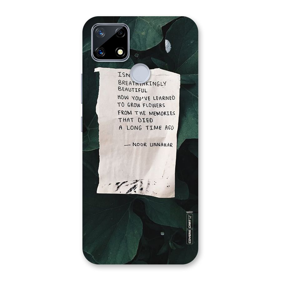 Memories Back Case for Realme Narzo 20