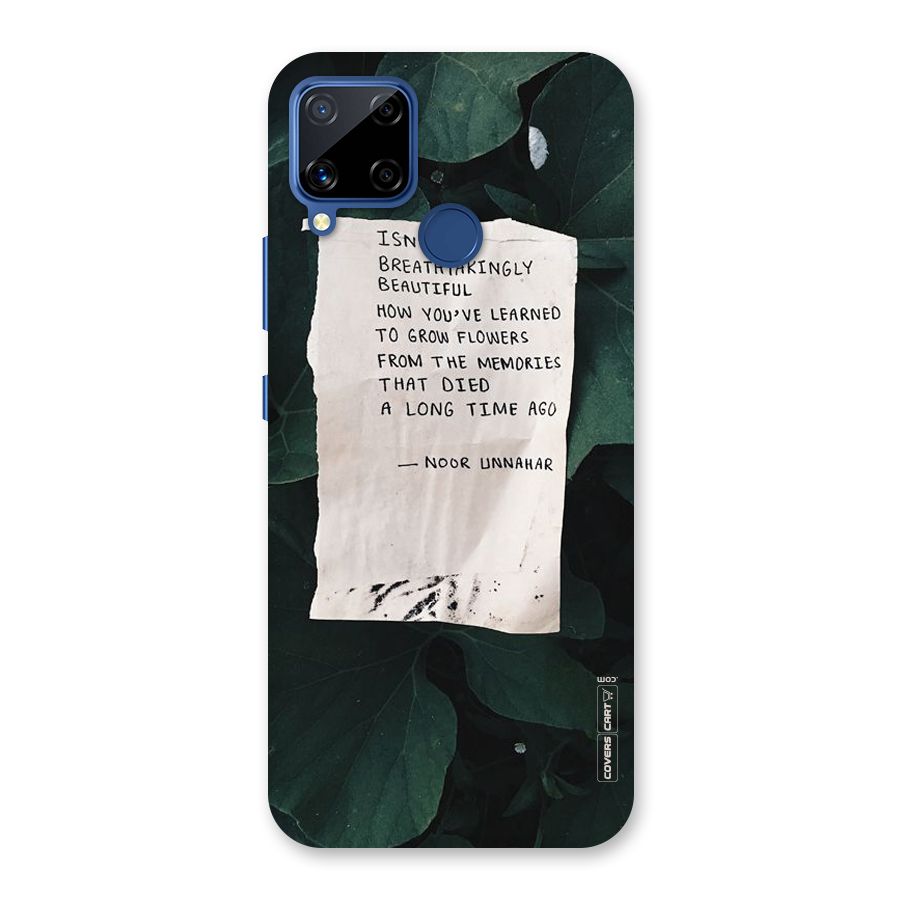 Memories Back Case for Realme Narzo 30A
