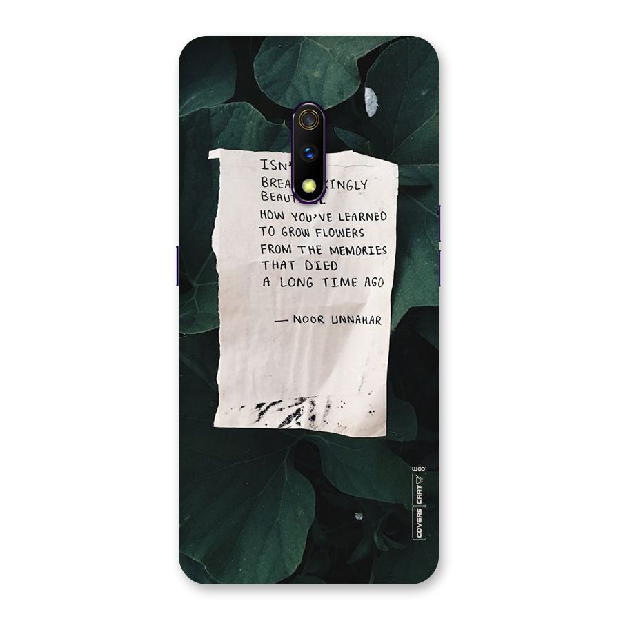 Memories Back Case for Realme X