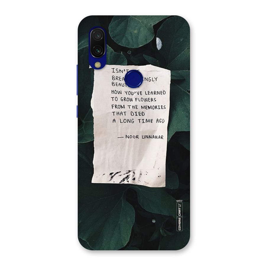 Memories Back Case for Redmi 7