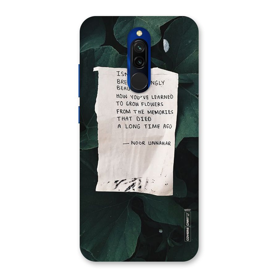 Memories Back Case for Redmi 8
