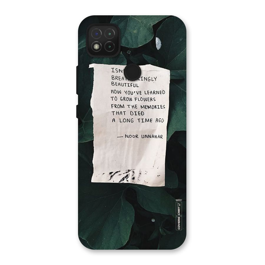Memories Back Case for Redmi 9
